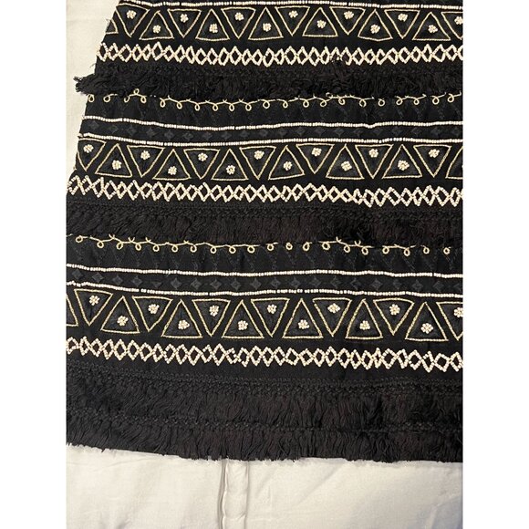 ANTHROPOLOGIE Chloe Oliver FRINGE BEADED SKIRT Women's Size Small New with Tags - Picture 13 of 13